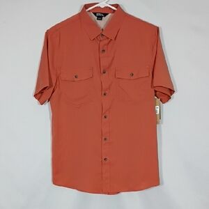 NWT Eddie Bauer Bruschetta Vista Fishing Shirt Button Down Mens Size Small